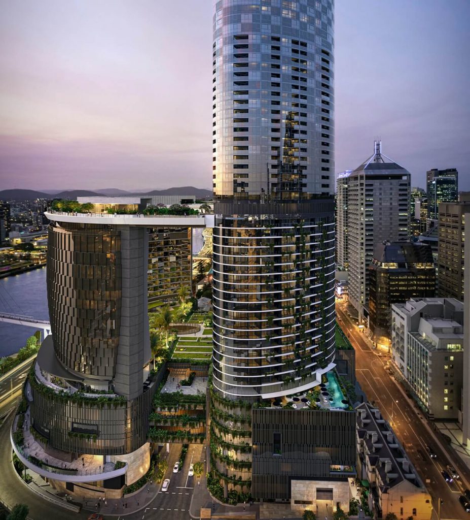 Brisbane

667Apartments
4World-class hotels
2 levelsof Amenities
40,000 sqm of Retail
2023Completed